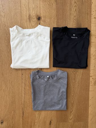 H&M - Kinder 3er-Pack DryMove Sportshirts, Gr. 104
