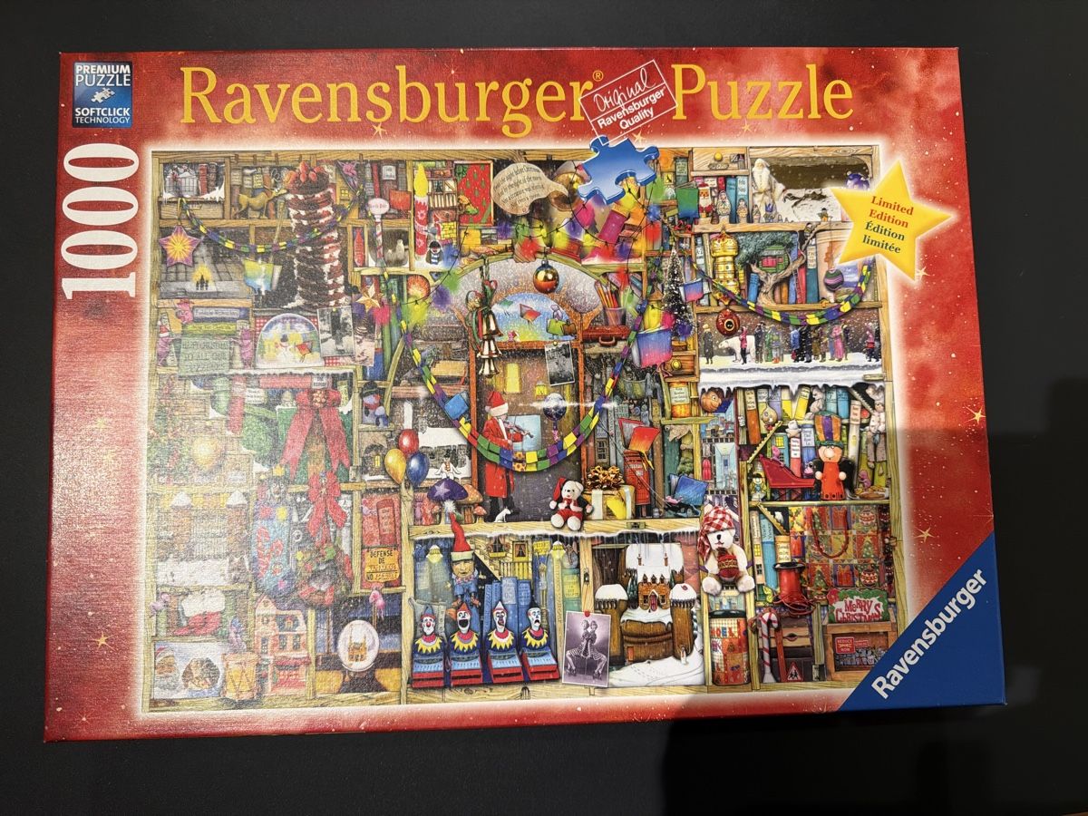 Ravensburger Puzzle: Weihnachtsmarkt Puzzle, 1000 Teile – Usato da Zuchwil venduto da Aer