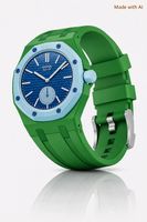 Bracelet silicone vert pour Royal Pop LAN BA, Couronne 3h !