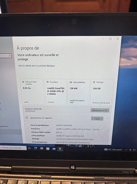 Notebook: Ordinateur Lenovo Yoga 12 – Usato da Enney venduto da ver_f7fy 2