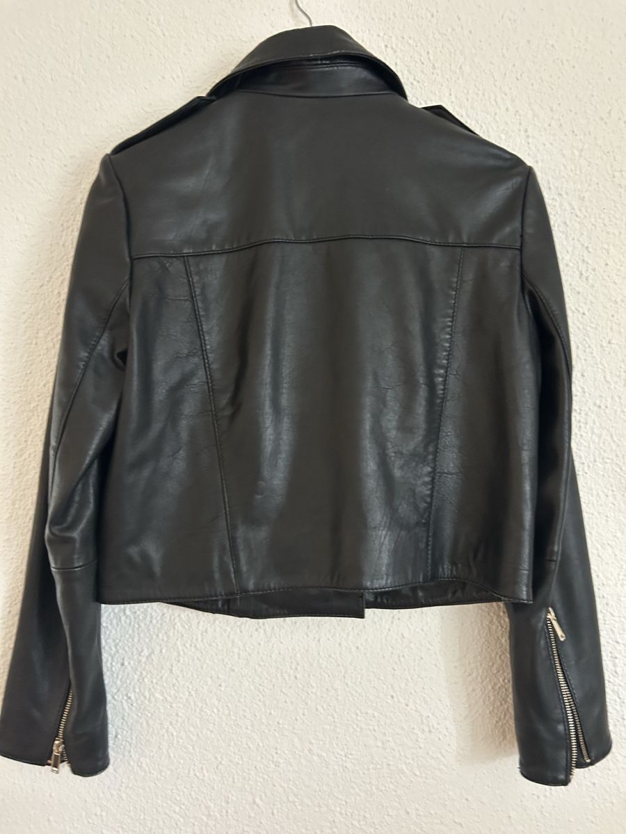 Mango Giacche: Mango MNG Echtleder Jacke, Gr. M, Schwarz – Usato da Nebikon venduto da icon.vintage 2