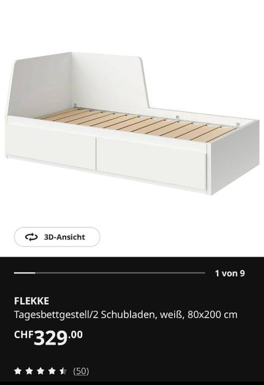 Ikea Letti: Flekke Ikea Bett – Usato da Birrwil venduto da dan_jdw7 2