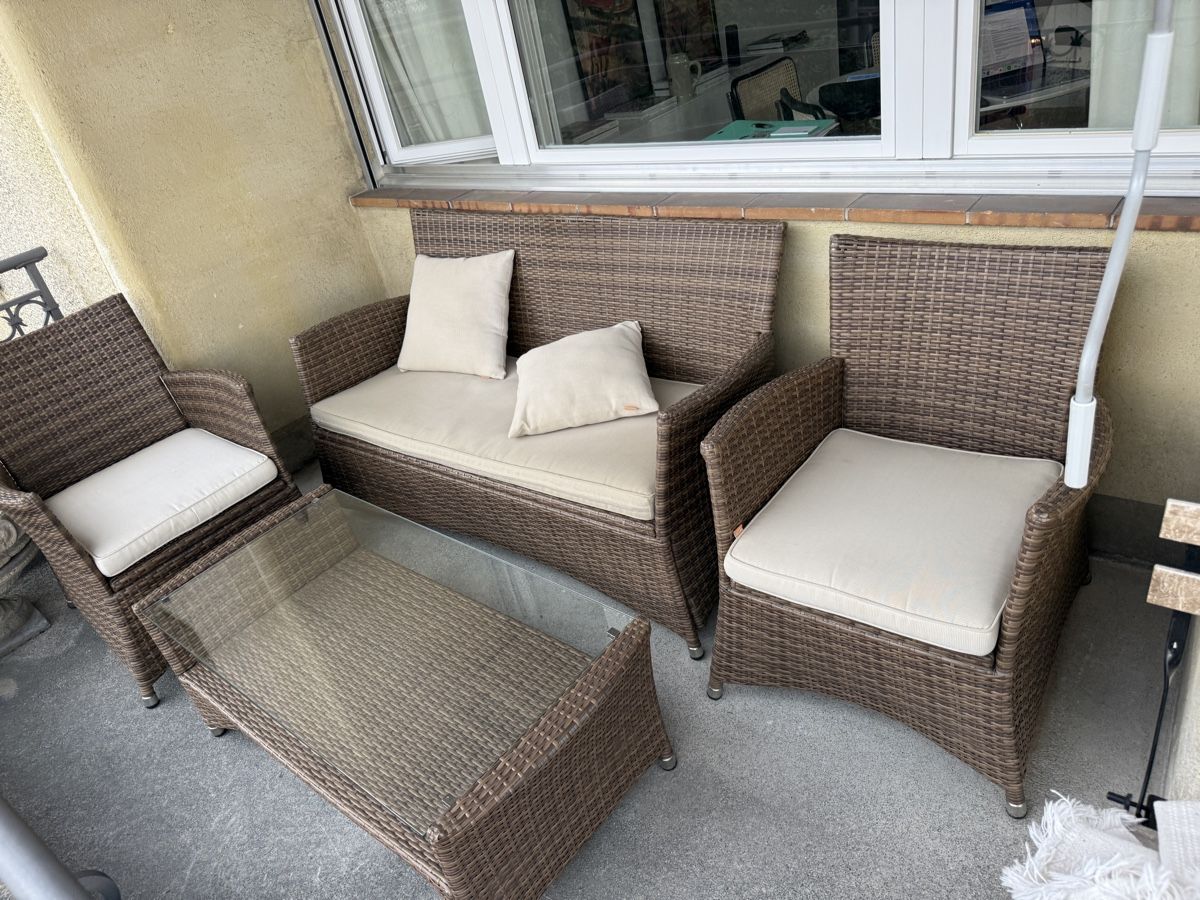 Divani: Lounge Set Rattan  – Usato da Zürich venduto da mag_crp7