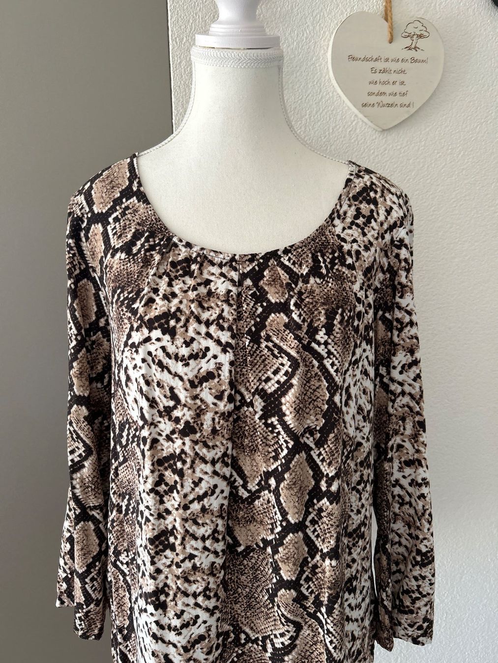 Camicette: Langarm Blusenshirt mit Muster  von bpc selection Gr. 42 – Usato da Brunnen venduto da Nala2929 2