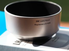 JJC LH-J40B lens hood for the Olympus 45mm F1.8
