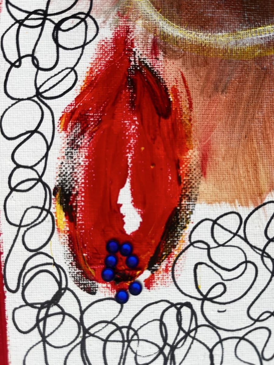 Foto & Immagini: Acrylbild abstrakt Pop Art bunt 65x85  – Nuovo (secondo la descrizione) da Zürich venduto da JasminNebl 4
