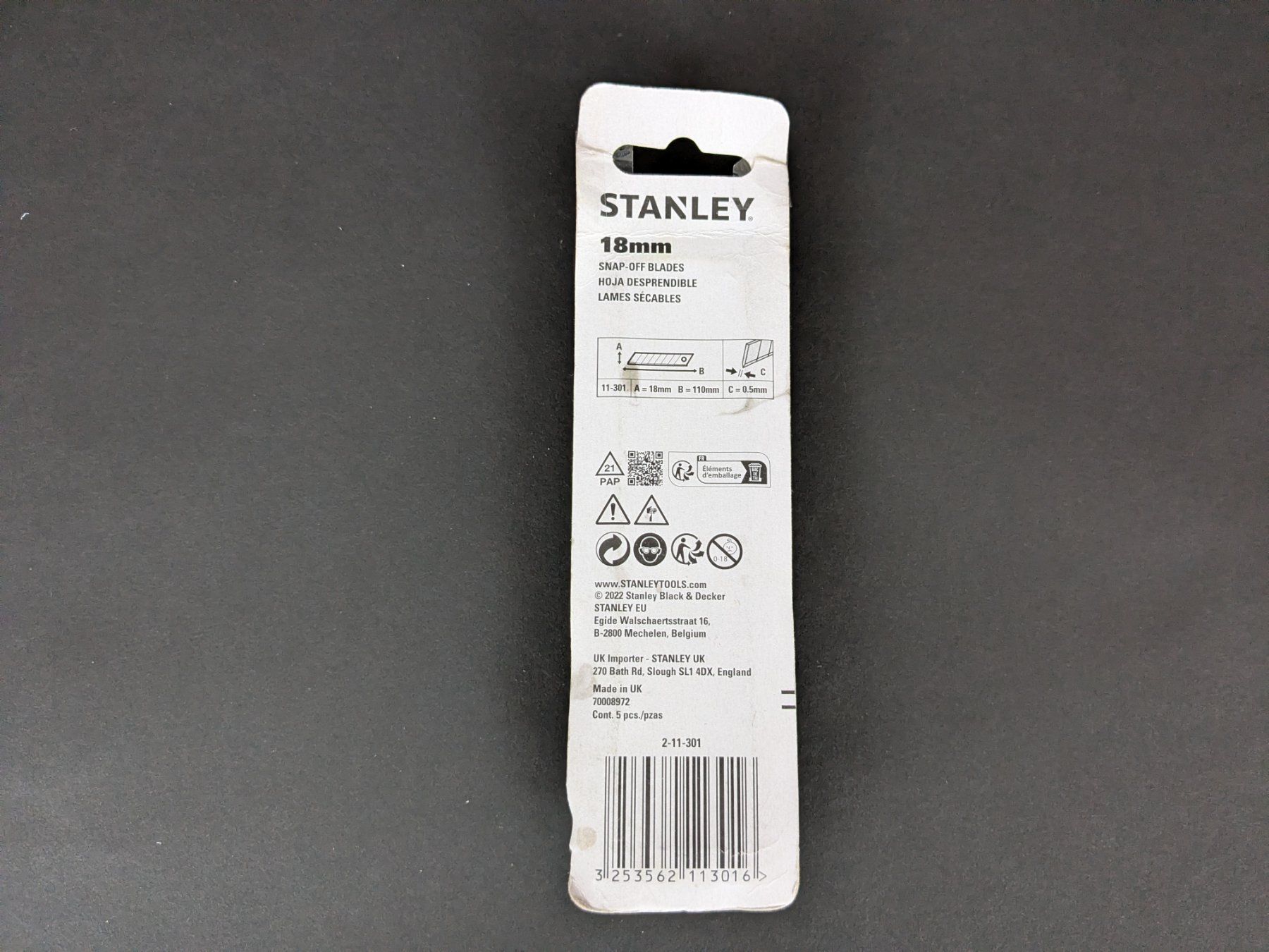 Stanley Tutti gli attrezzi: STANLEY  18mm Ersatzklingen – Nuovo (secondo la descrizione) da Thun venduto da Restwert_Thun 2