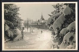 AK Caux-Palace, Panorama en hiver
