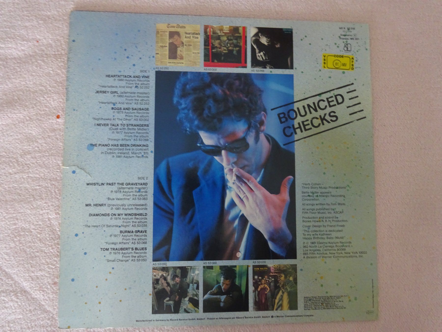 Vinyles: TOM WAITS ** BOUNCED CHECKS – D'occasion à Luzern par xrayspex99 2