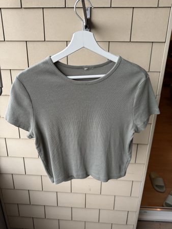 2er Oberteil-Set Grösse S/M beide Grün