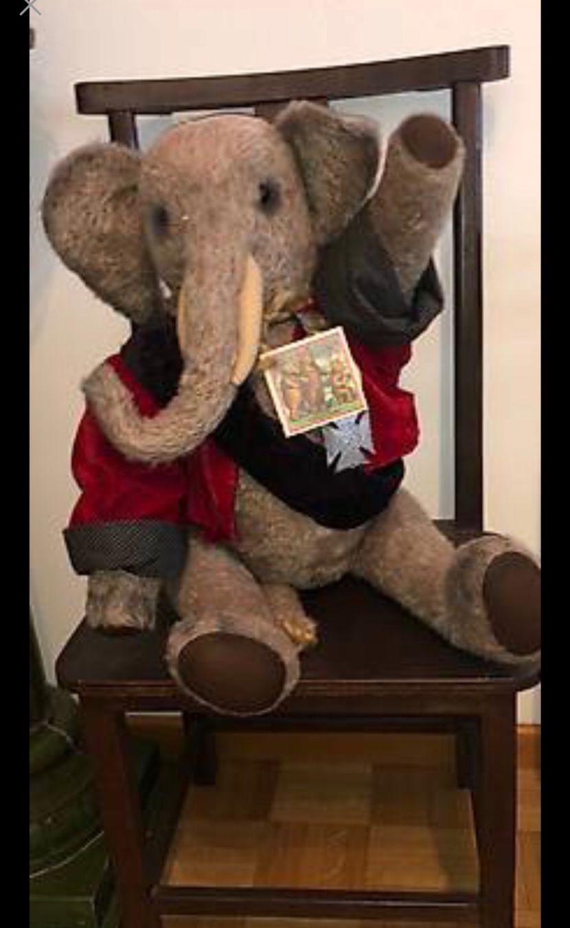 Statuette: Heidi Steiner Bär -Elefant – Nuovo e nell'imballaggio originale da Mumpf venduto da A_B_E 1