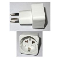 Stecker Adapter DE auf CH 3-polig