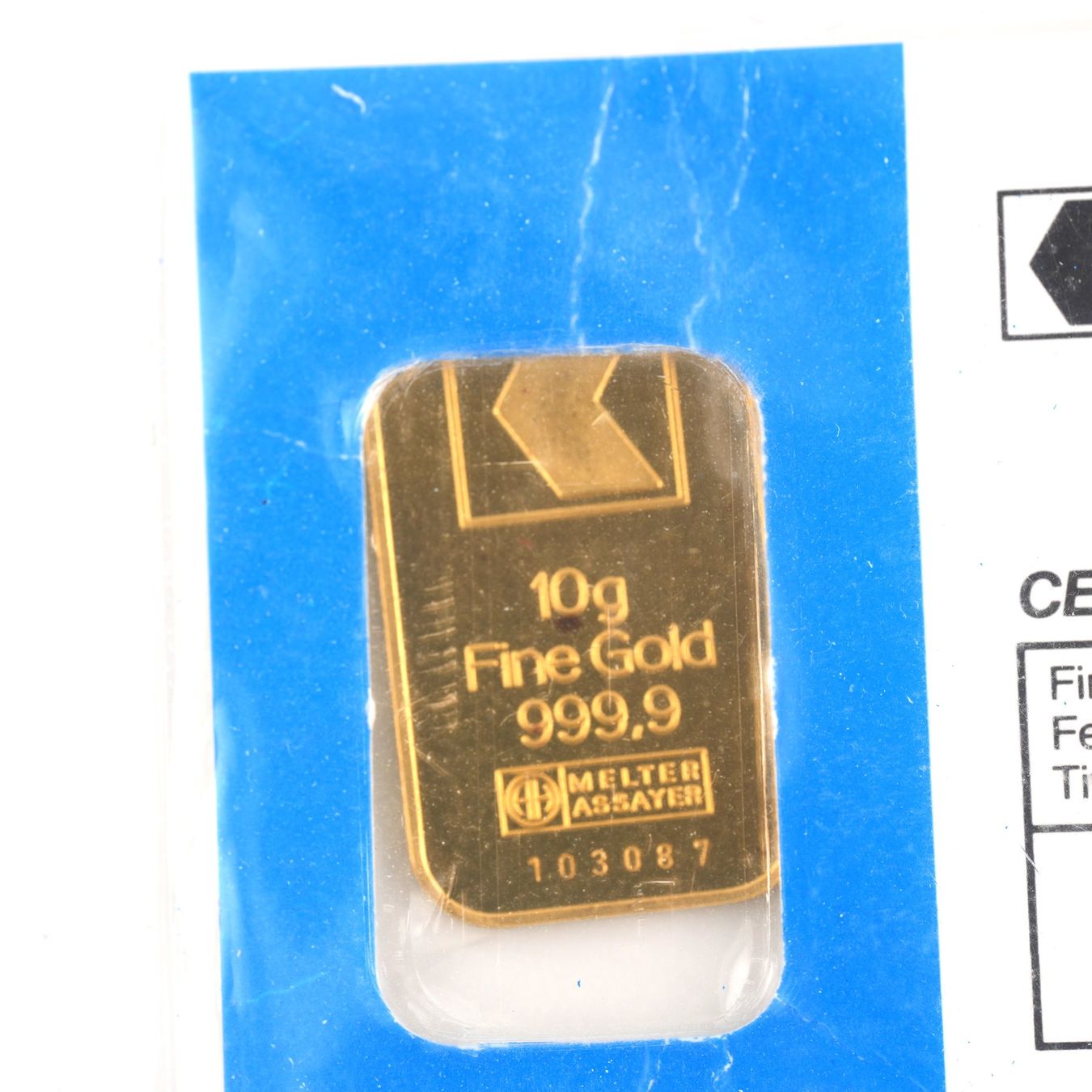 Edelmetalle: 10g Goldbarren Kantonalbank – Gebraucht aus Basel von Vip24 1