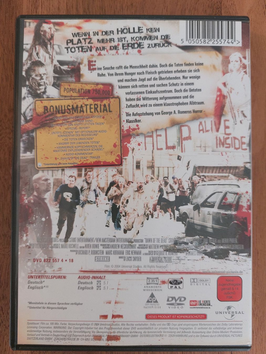 Tous les DVDs: DVD - Dawn of the Dead – D'occasion à Rheinfelden par FilmAuktion 1