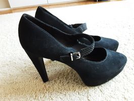 Schwarze CATWALK High Heels Gr. 39
