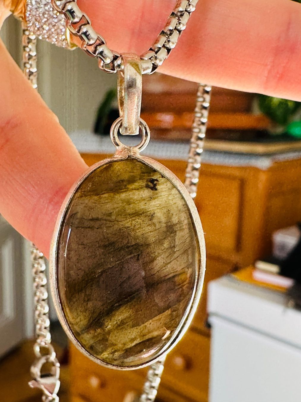 Catenine: Labradorite necklace – Nuovo e nell'imballaggio originale da Genève venduto da AGBERG 6