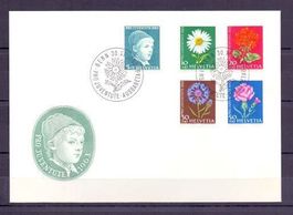 CH FDC Pro Juventute Satz 1963