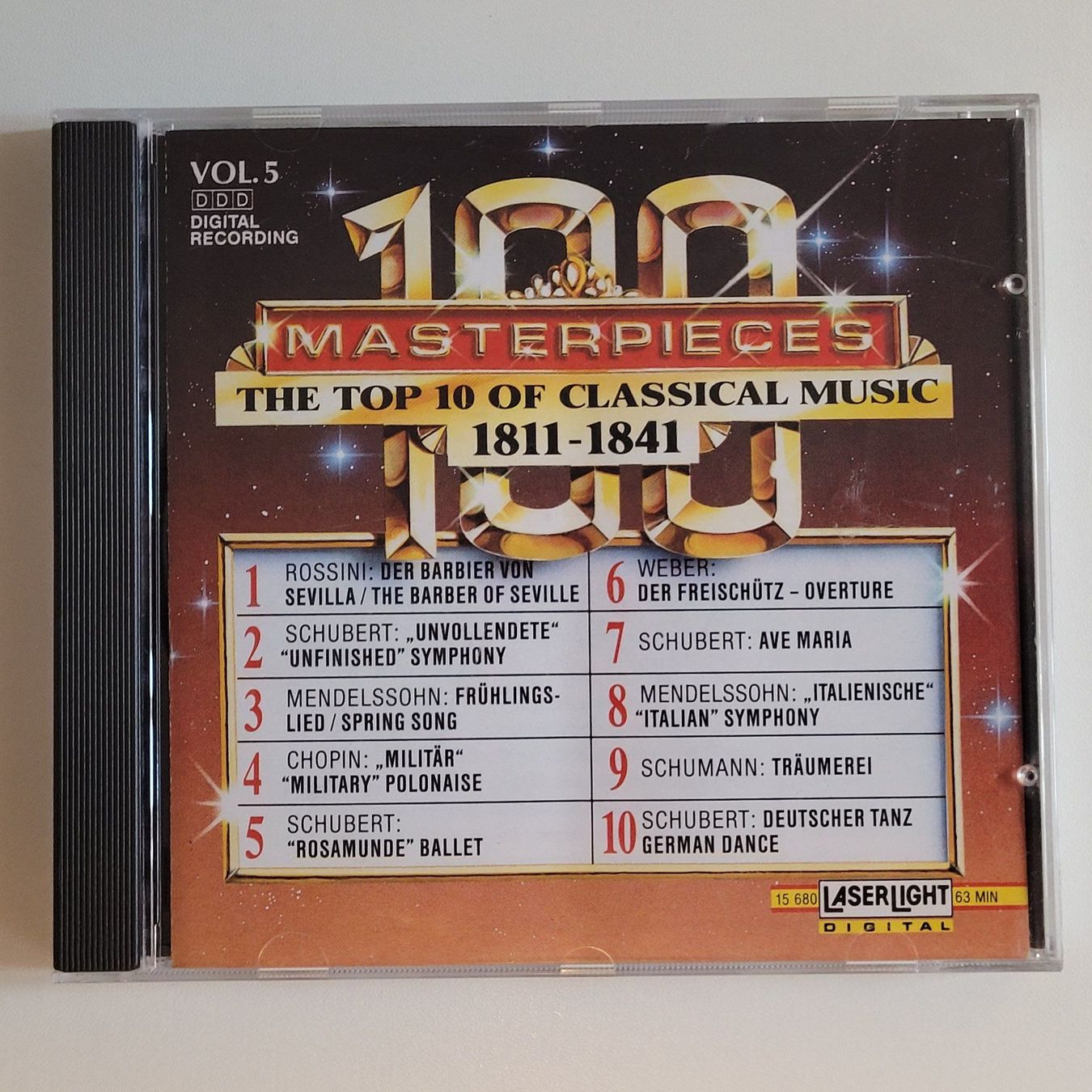 CD: 100 Masterpieces Vol.5 1811-1841 F7 – Usato da Sessa venduto da fraenklishop