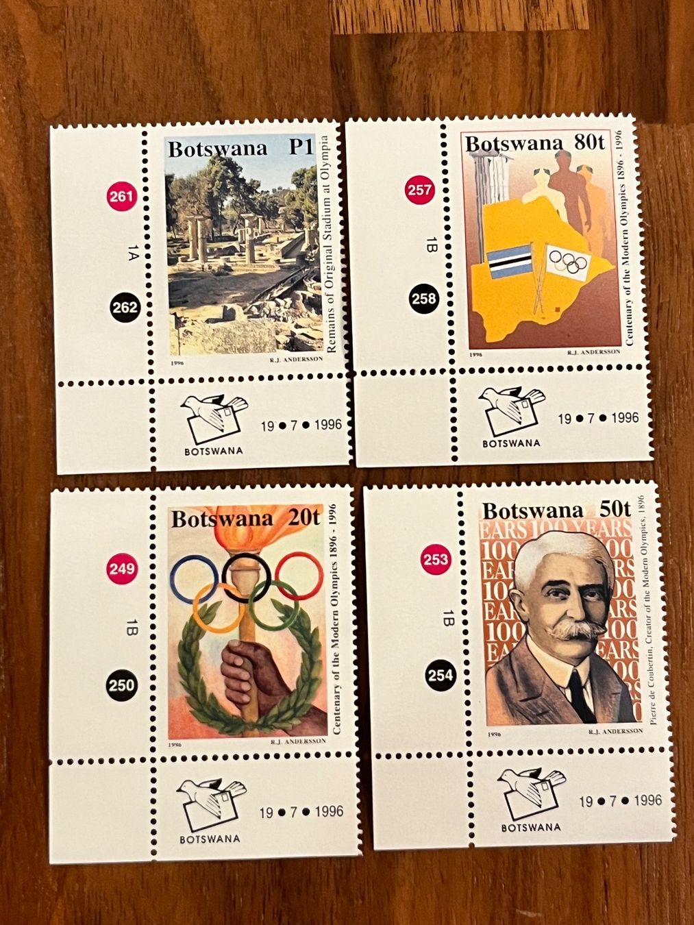 Alle Briefmarken: Botswana Briefmarken 1996 Ref.6 – Neu und originalverpackt aus Zürich von engebrunau