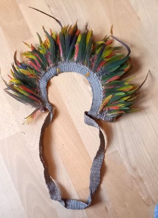 Halskette Papua Neu-Guinea (Volkskunst, Folk Tribal Art)