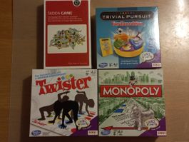4 Top Familienspiele: Monopoly, Twister, Trivial Pursuit!