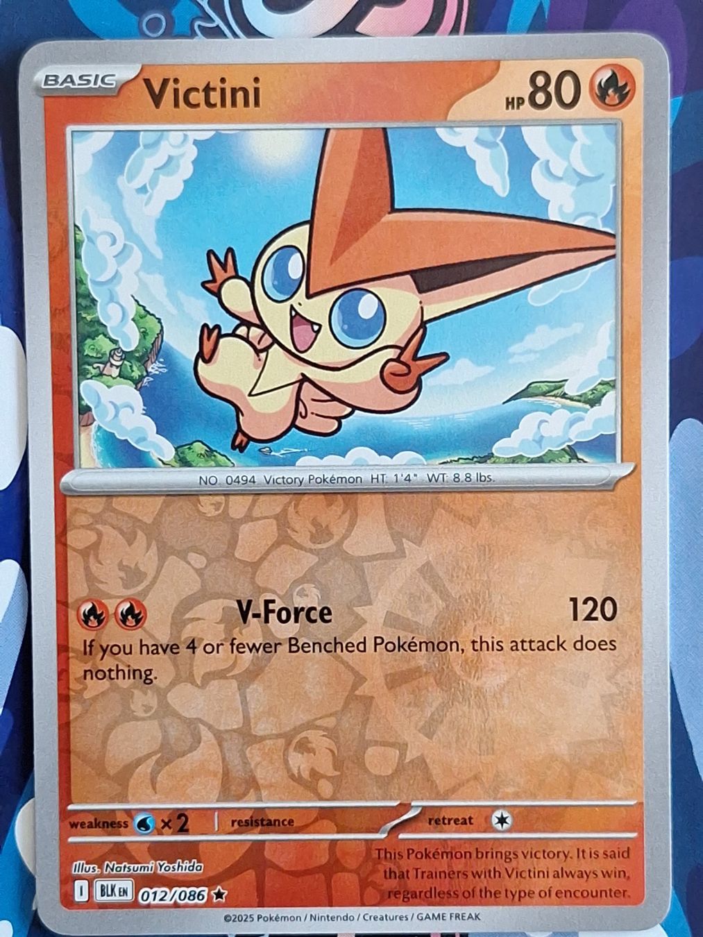 Pokémon Carte collezionabili: Victini - Reverse Holo Pokemon Black Bolt - #7.4 – Usato da Altstätten SG venduto da GGsGameshop
