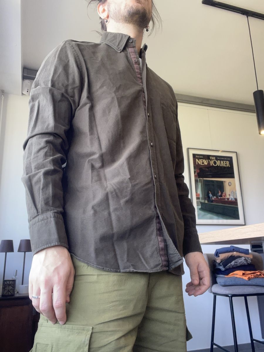 Massimo Dutti Camicie: Chemise Massimo Dutti kaki taille M – Usato da Confignon venduto da MattWen 2