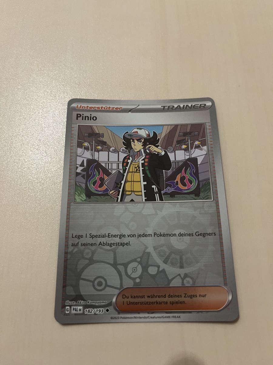 Pokémon Carte collezionabili: Pinio PAL 182 Reverse Holo DE – Nuovo (secondo la descrizione) da Aarburg venduto da Barnetta07