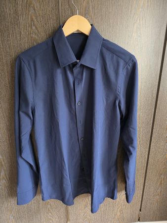 Herren Hemd EOUOSS dunkelblau Grösse XS / Chemise homme
