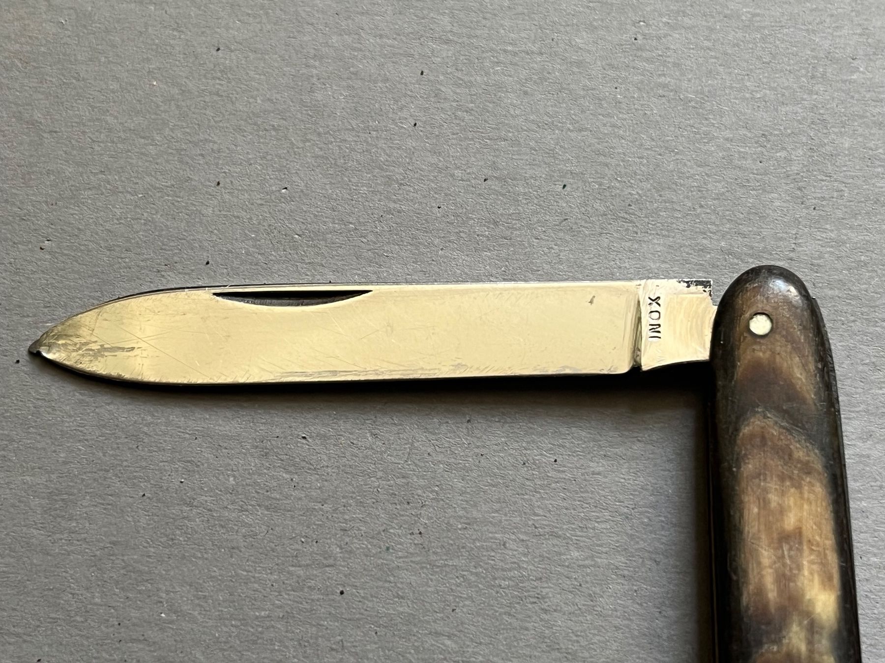 Couteaux de poche: Altes Sackmesser INOX 80 mm - Horn – D'occasion à Zürich par FV.vintage 2