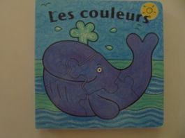 " les couleurs " livre en carton épais avec mini puzzles