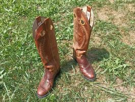 Cowboy Lederstiefel, Grösse 38-39