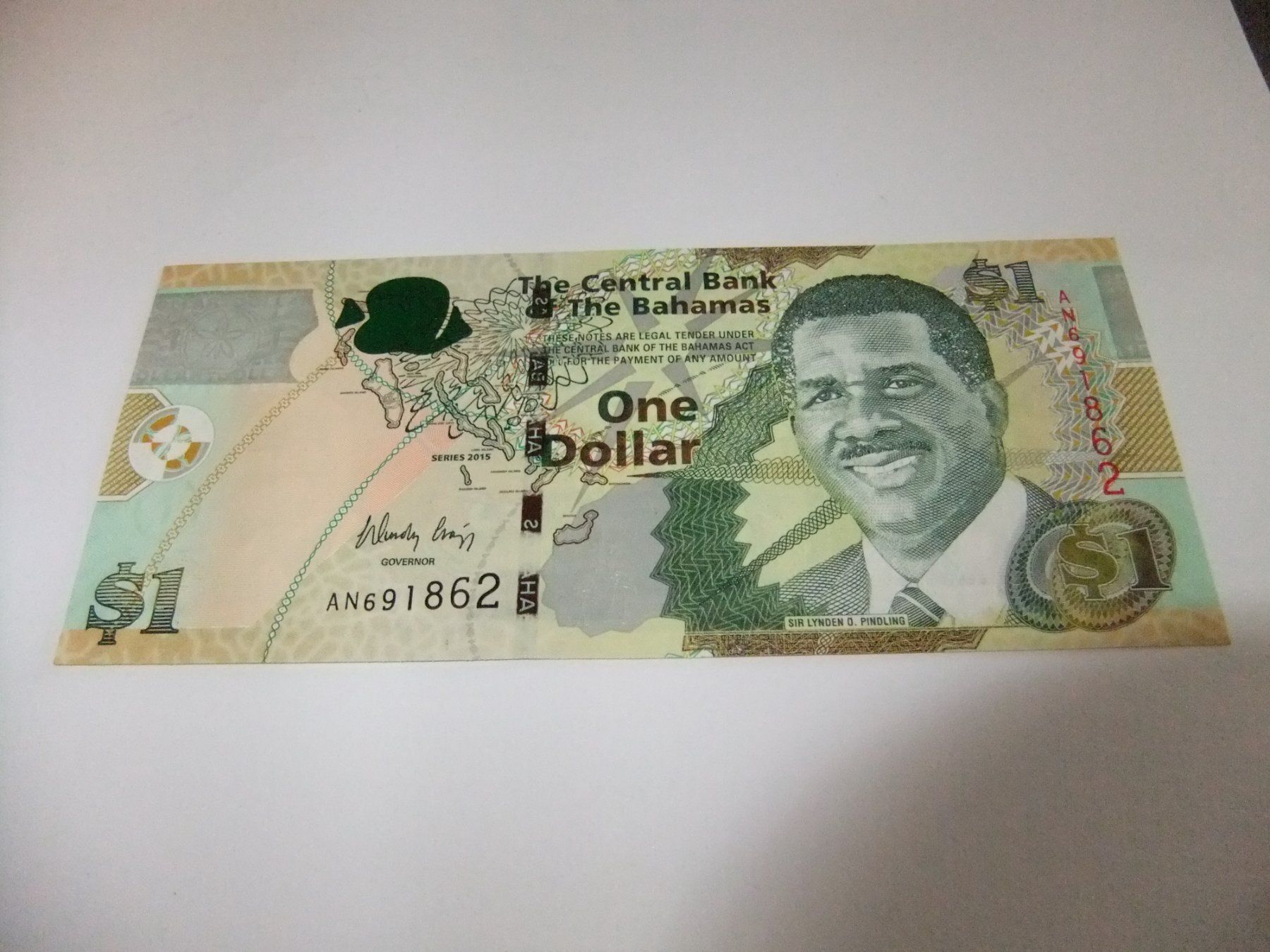 Billets de banque: Bahamas 1 Dollar - Neuf – Neuf (Voir description) à Yverdon-les-Bains par Parede