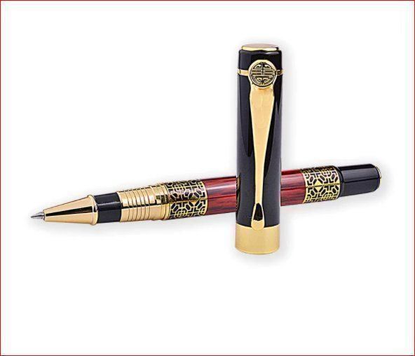 Penna & Evidenziatori: Luxus Roller Ball Pen Kugelschreiber – Nuovo e nell'imballaggio originale da Burgdorf venduto da XJ6
