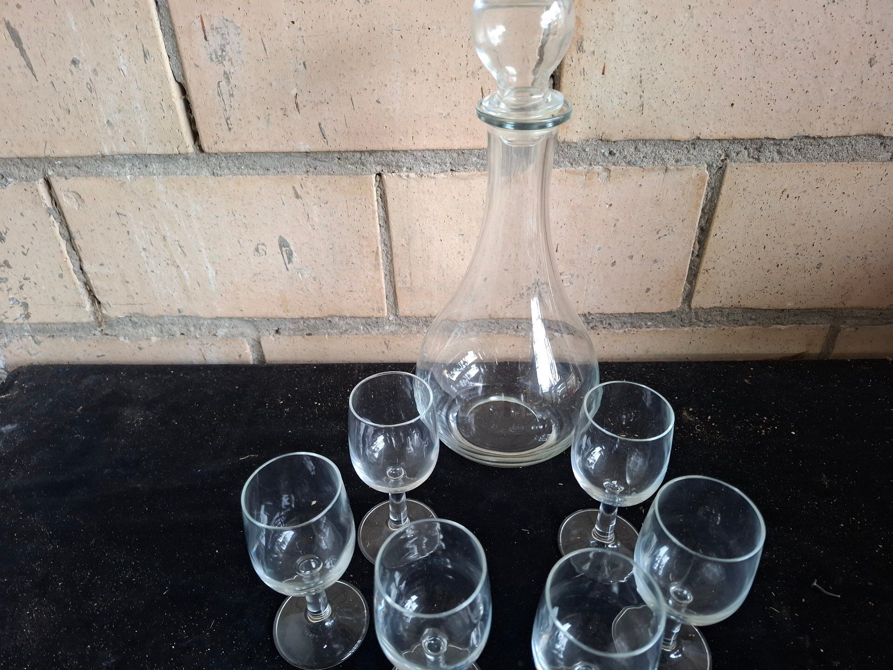 Caraffe: Glaskaraffe mit 6 Gläser . Top Zustand – Usato da Schönholzerswilen venduto da clyde123 2