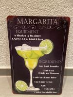 SCHILD VINTAGE Margarita / 1 Stück/ TOP! COCKTAILS / Schild