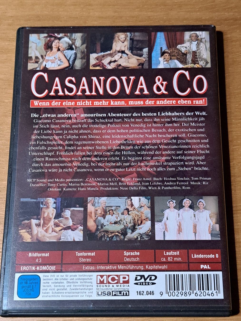 Tutti i DVDs: DVD Casanova & Co mit Tony Curtis, Marisa Bereson – Usato da Unterseen venduto da Kanica 3