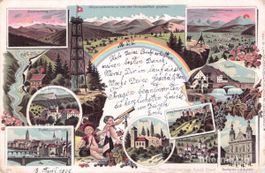 Gempen SO // 1907 Litho Gempenfluh Dornach Birseck