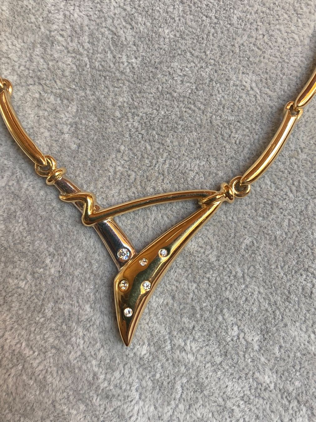 Catenine: Stylisch Vergoldet Kette m/w.G (50cm) – Usato da Laufen venduto da Trendmarket 1