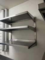 3 x 80 cm Wandregal robust 40 cm tief