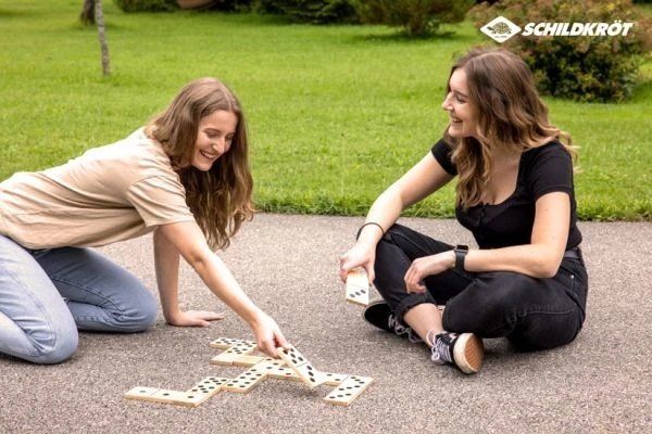 Spiele: Schildkröt Jumbo Domino Set, Holz, Großformat – Neu und originalverpackt aus Oensingen von Liquidations-Shop 4