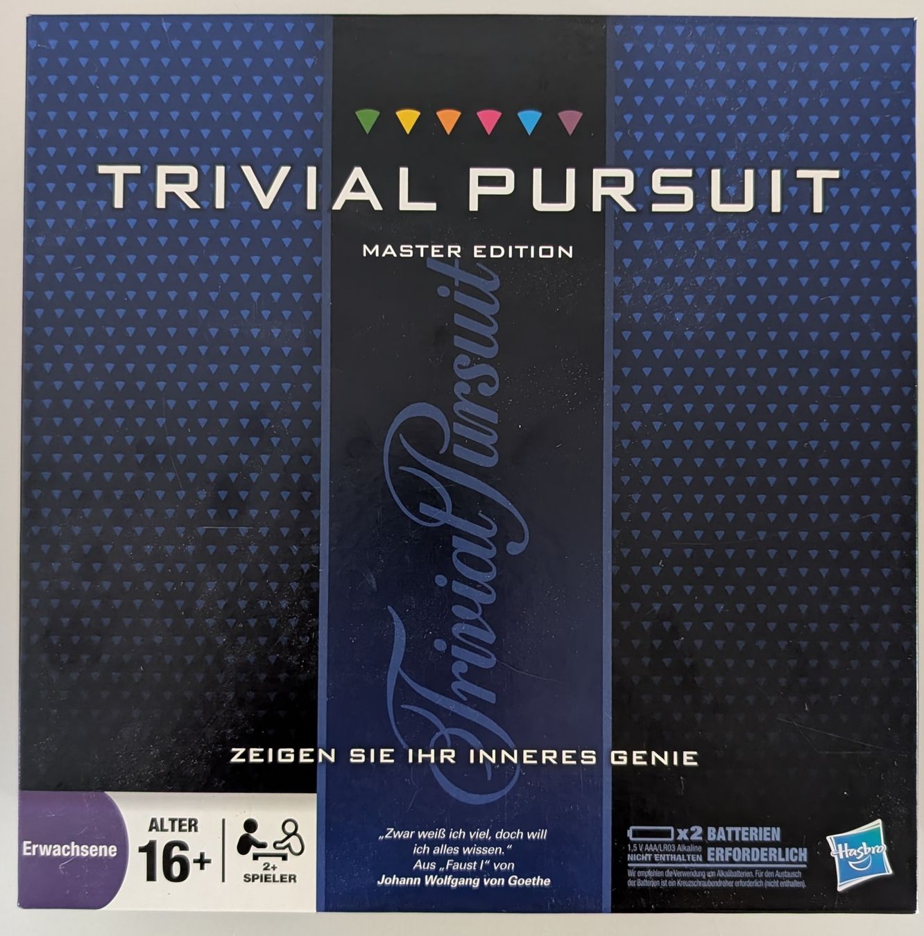 Hasbro Giochi: Trivial Pursuit: Master Edition – Nuovo (secondo la descrizione) da Liestal venduto da Hertig84