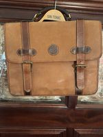 Vintage Timberland Aktentasche Laptoptasche Leder