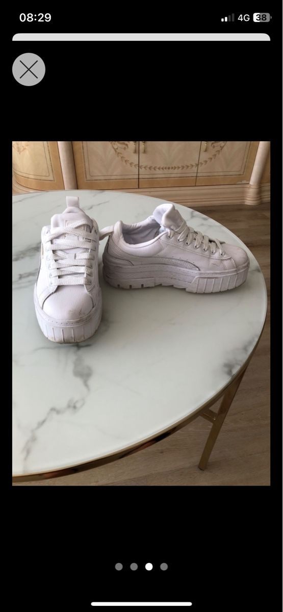 Puma Scarpe per ragazze: Weisse Puma Sneaker, Gr. 36 – Nuovo (secondo la descrizione) da Rüfenacht venduto da lilly_67 2