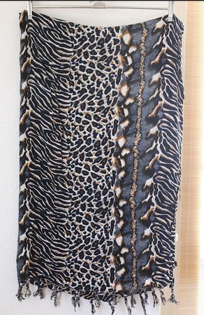 Animal-Print-Mix (Zebra und Leopard) Tuch/ Standtuch