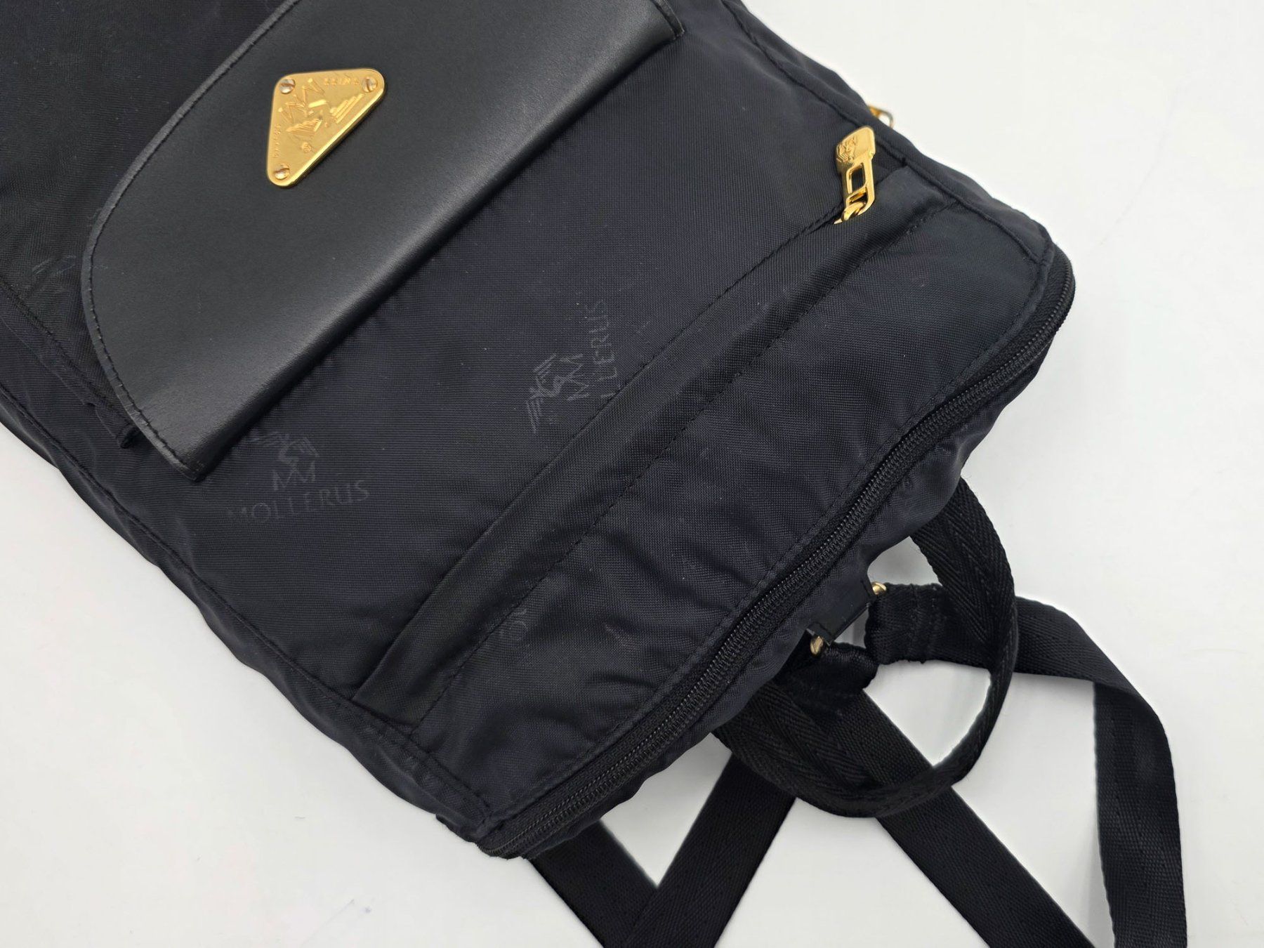 Maison Mollerus Zaini: Maison Mollerus Rucksack - schwarz, Gold - Ref. 06/51 – Usato da Au ZH venduto da BrockiAu 4