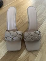 Sandali estivi eleganti intrecciati beige numero 40 nuovi