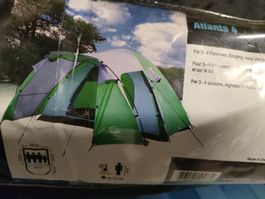 Atlanta 4 Zelt - Ideal für Campingausflüge im Sommer!