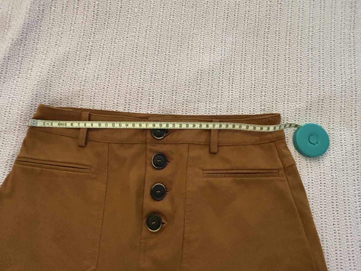 Gonne: Trendiger Minirock in Cognac-Braun, Grösse 36 – Nuovo (secondo la descrizione) da Zürich venduto da LeaMilj 2