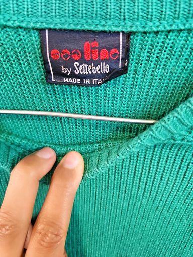 Maglioni & Felpe: Eco Line by Setebello Grüner Strickpullover - Hergestellt – Usato da Zug venduto da vinokilo 4